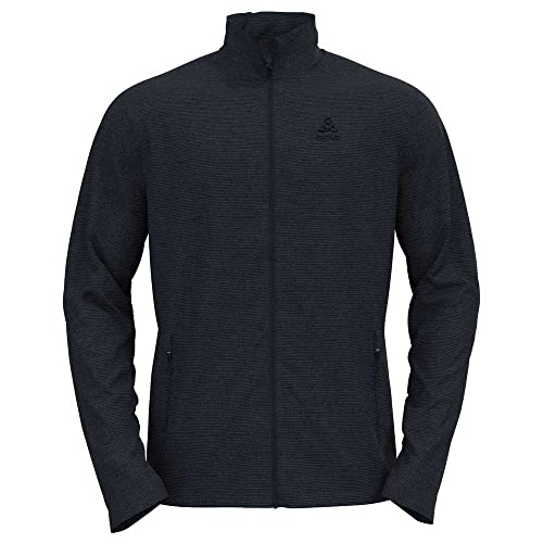 Odlo Roy Fleecejacke Herren – Warmer Full-Zip Midlayer zum Wandern – Ansicht 2
