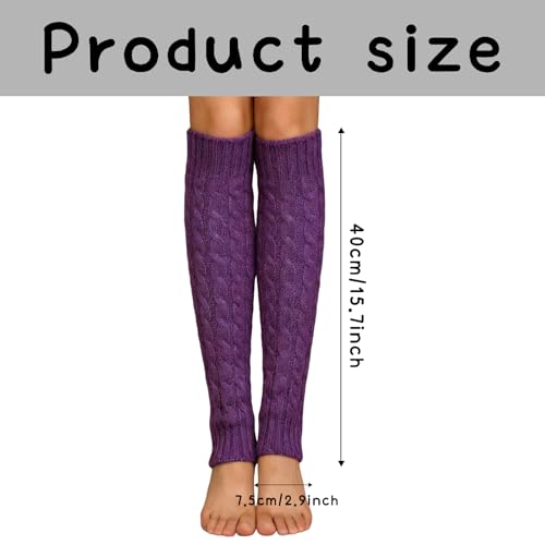 Image of 2 Pcs Leg Warmers Y2k, Leg Warmers, Y2k Accessories, Cute Kawaii Cream Legwarmers for Women Winter