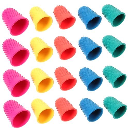 FOMIYES 20pcs Multi-Function Covers Wear-Resistant Rubber Protectors and Non-Slip Surface for Jewelry Handling