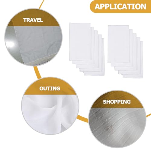 Inserts de couche lavables coton anti-irritations pour fesses de bébé au sec x10 - 5