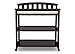 Delta Children Arch Top Changing Table with Wheels and Changing Pad, Greenguard Gold Certified, Dark Chocolate
