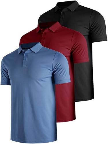 Polo de sport homme Teesmen respirant à manches courtes