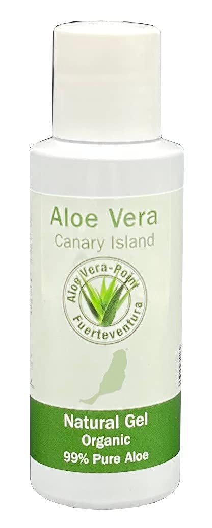 ALOE VERA - POINT FUERTEVENTURA Fuerteventura Aloe Vera Point Organic Aloe Vera Gel 99% 100 ml Cold Pressed - 1 Unit