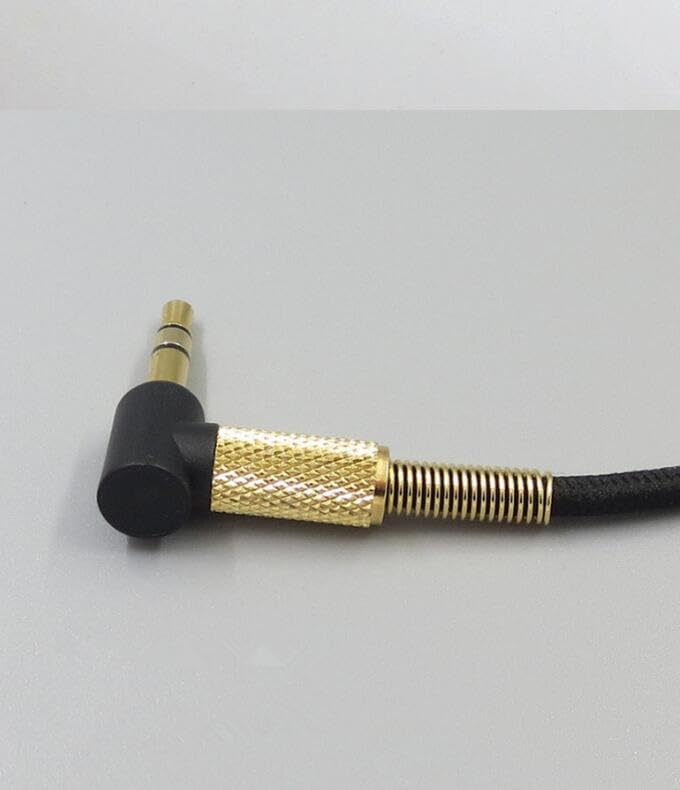 Coyktonty Replacement Headphones Cable Compatible for ATH ANC9, ANC20, ANC25, ANC27, ANC27x, ANC29, AR3is, MSR7BK, MSR7GM, MSR7NC, OX7AMP, SR5BK 3.5mm Interface Audio Adapter (with Remote Control)