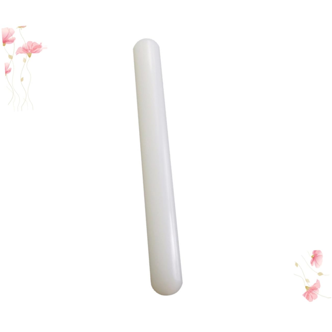 Rodillo de Plástico para Masa Antiadherente Blanco para Repostería