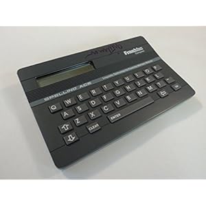Franklin Computer Spelling Ace Gray Merriam Webster SA-98 V1