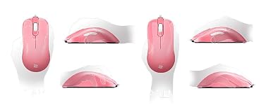 BenQ ZOWIE FK2-B Divina Pink - Mouse simétrico para juegos deportivos (mediano), modelo: FK2 Divina Pink