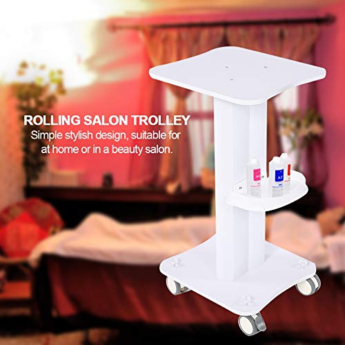 Regalwagen für Salon, Friseurwagen mit 4 Rädern, Salonwagen mit Ständer aus Aluminium, kleines Werkzeug zur Verjüngung der Schönheit
