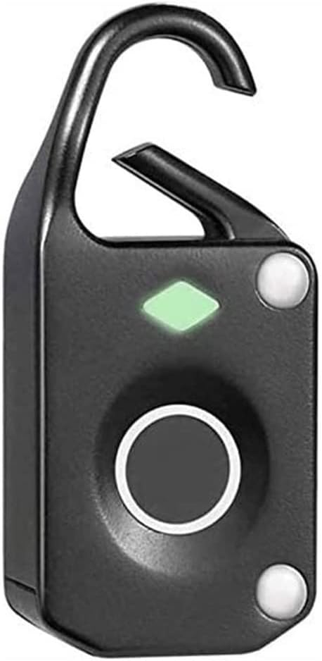 TOEWOE Fingerprint Padlock, Biometric Keyless Travel Lock, Smart Fingerprint Lock, USB Rechargeable, Suitable for Backpack, Luggage, Suitcase, Gym Locker