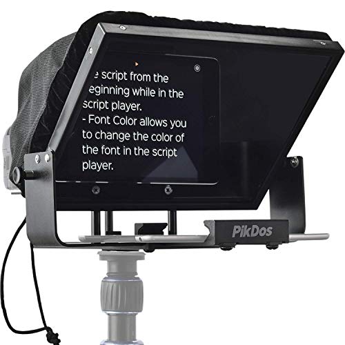 Portable Adjustable Ipad Teleprompter Kit for iPhone Tablet Smartphone 12 Inch Beam Splitter