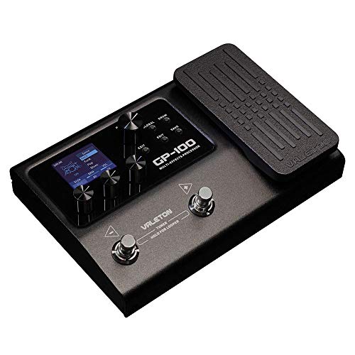 Valeton GP-100 Multi-Effects Processor Guitar Bass Multi Effects Pedal with 140 Built-in Effects 100 Drum Rhythms Amp Modeling IR Cabinets Simulation Looper OTG USB Audio Interface Expression Pedal