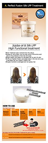 Perfect Fusion Silk LPP Treatment Pack Jojoba Oil Dry Damaged Hair Salon Care