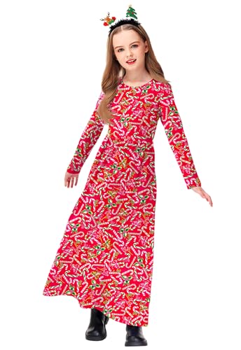 Image of Deerose Girls Maxi Dress Short Sleeve Casual Long Dresses with Pockets 5-14 Years