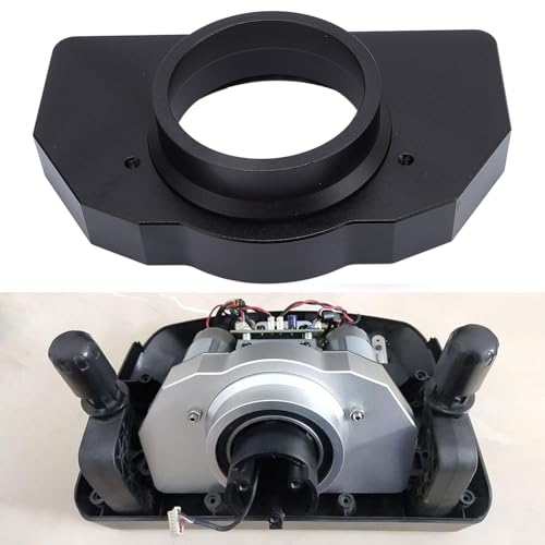 Soporte universal ajustable para volante de simulación de carreras - Montura de aleación de aluminio duradera con instalación fácil y diseño ergonómico para simuladores de carreras miniatura 4