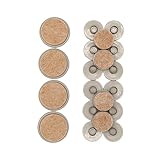 Shepherd Hardware 9936 Nail On Furniture Glides with Felt Pads, 1-Inch and 1-1/2-Inch, 20-Count, Almond