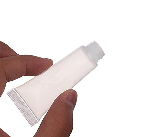 20PCS 100ml Refillable Empty Plastic Tubes Bottle Sample Packing Jars Makeup Container With Clear Flip Cap For Body Lotion Shower Gel Shampoo Cleanser (100ML)