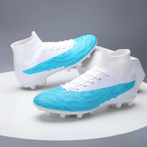 Soccer Cleats for Mens Womens Football Shoes Turf Soccer Shoes Indoor/Outdoor High-top Football Cleats AG/FG2