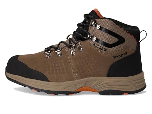 Image of Propet Mens Conrad Round Toe Hiking Hiking Casual Boots Ankle - Black, Grey