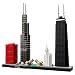 LEGO Architecture Chicago 21033 Skyline Building Blocks Set (444 pieces)