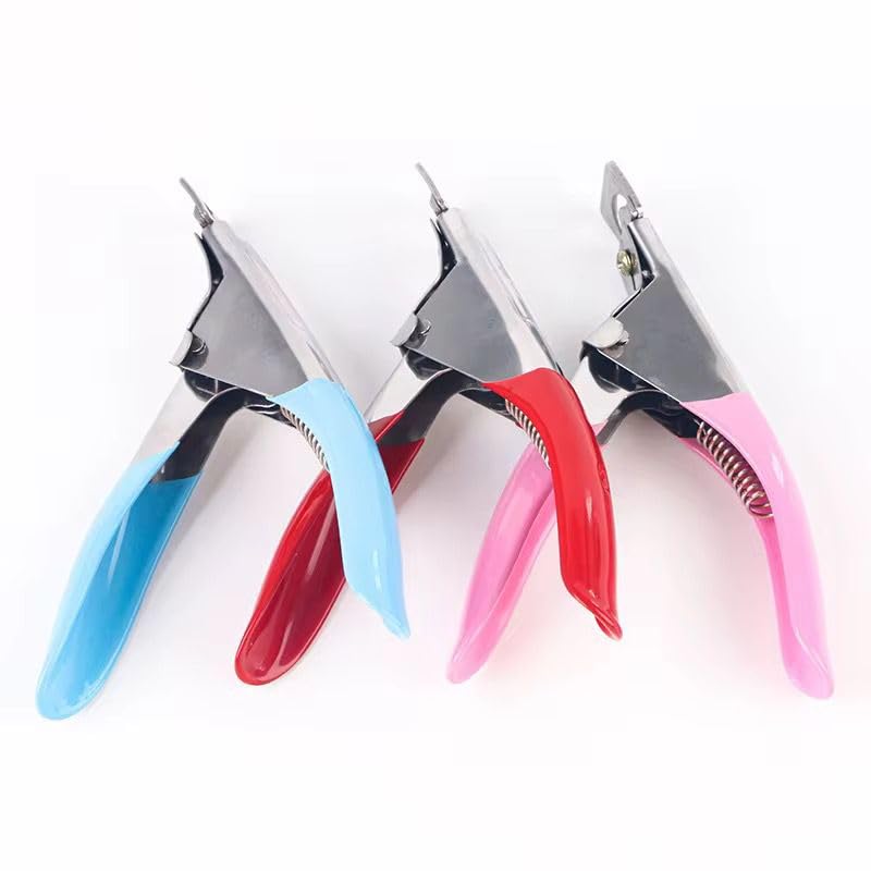 Profesyonel Tırnak Makası, Paslanmaz Çelik, Gümüş ve Pembe, Ergonomik Saplı, 7.3 cm Kesici Ağız, Manikür ve Pedikür için