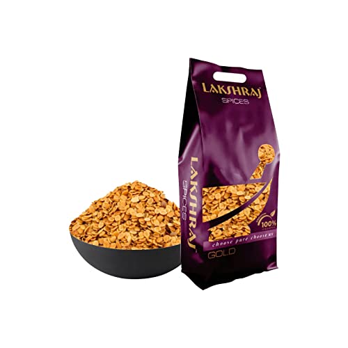 Image of LAKSHRAJ SPICES Roasted Split Coriander Seeds - 1 Kg | Dhanadal Mukhwas
