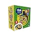 IMAGILAND Chamäleon Kartenspiel – Schnelles Reaktions- & Wahrnehmungs- Spiel mit 52 runden Karten in Metallbox | Farben, Muster & Reflexe | Familienspiel für 2-4 Spieler ab 5 Jahre