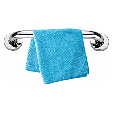 XJJUN Bathroom Grab Bar, Wall Mounted Bath Shower Grab Rail Stainless Steel Bath Shower Grab Rail Towel Rails Cover