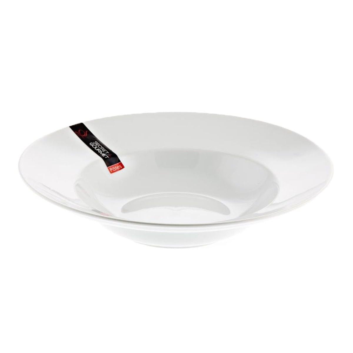 Secret de Gourmet - Lot de 6 Assiettes à Pâtes 27cm Blanc