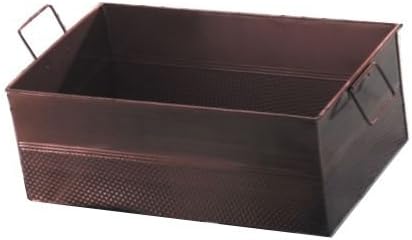 American Metalcraft BEV1220 Rectangular Hammered Tub, Copper, 20 1/2-Inch Length (Full-Size)