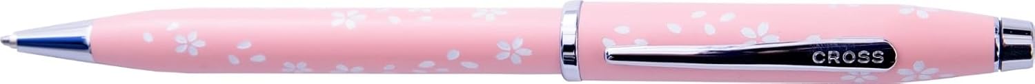 Cross Century II Cherry Blossom Pink Lacquer Ballpoint Pen - Professional Pen for Everyday Use - Smooth Writing - Comfortable Grip - Black Ink - Durable Construction - Includes Gift Box