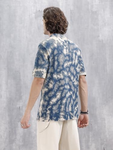 WROGN Men's Cotton Polo T-Shirt Tie Dye Comfort Fit - Image 5