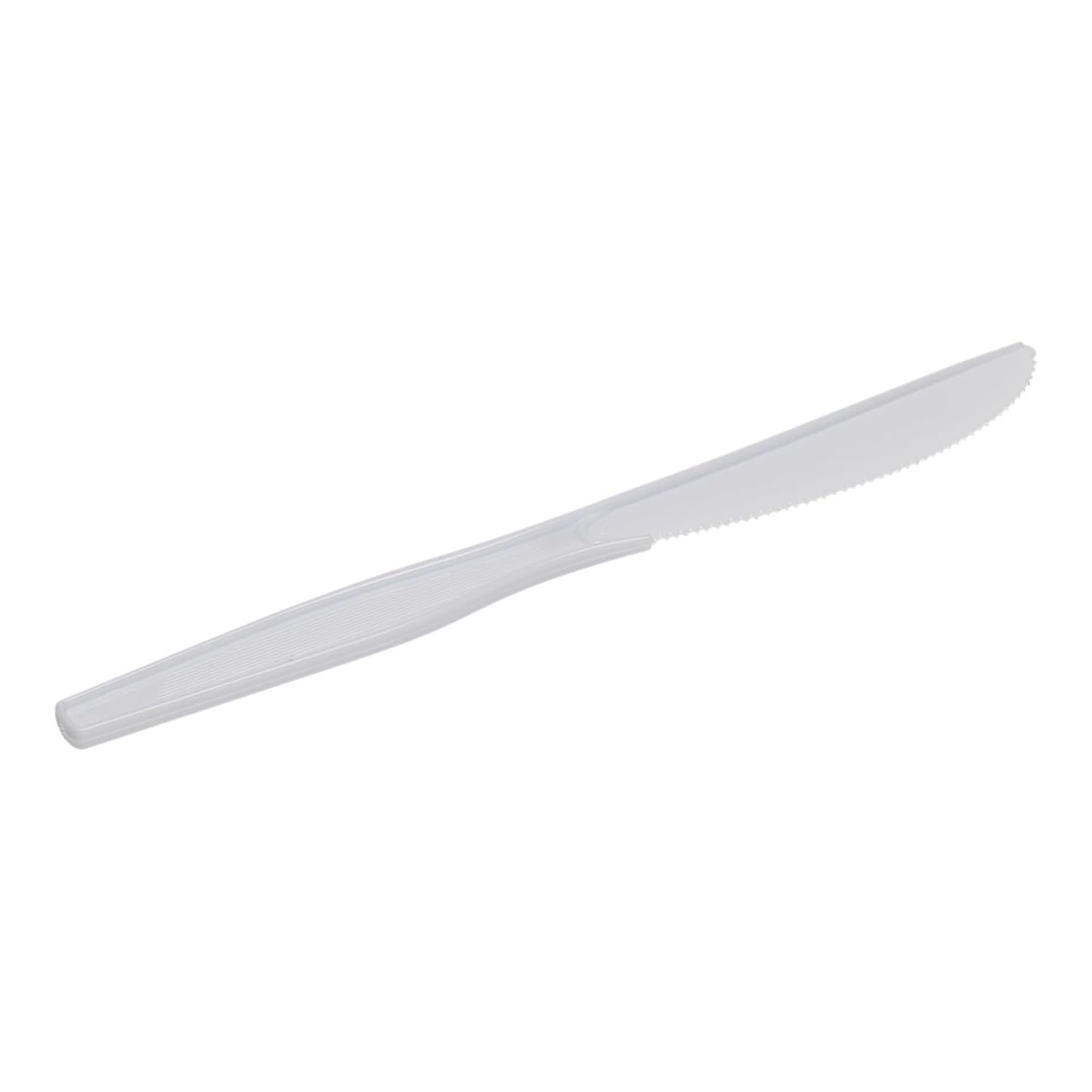 Georgia-Pacific Dixie 7" Medium-Weight Polystyrene Plastic Knife by GP PRO (Georgia-Pacific), White, KM217, (Case of 1,000)
