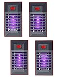 4 Pack Plug in Bug Zapper Indoor for Flying Insect Mosquito, Electronic Mosquito Zapper Gnat Traps w