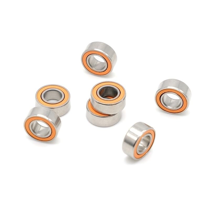 10Pcs 5x10x4 Ceramic Bearing SMR105-2OS ABEC-7 Stainless Steel Hybrid Ceramic Bearing