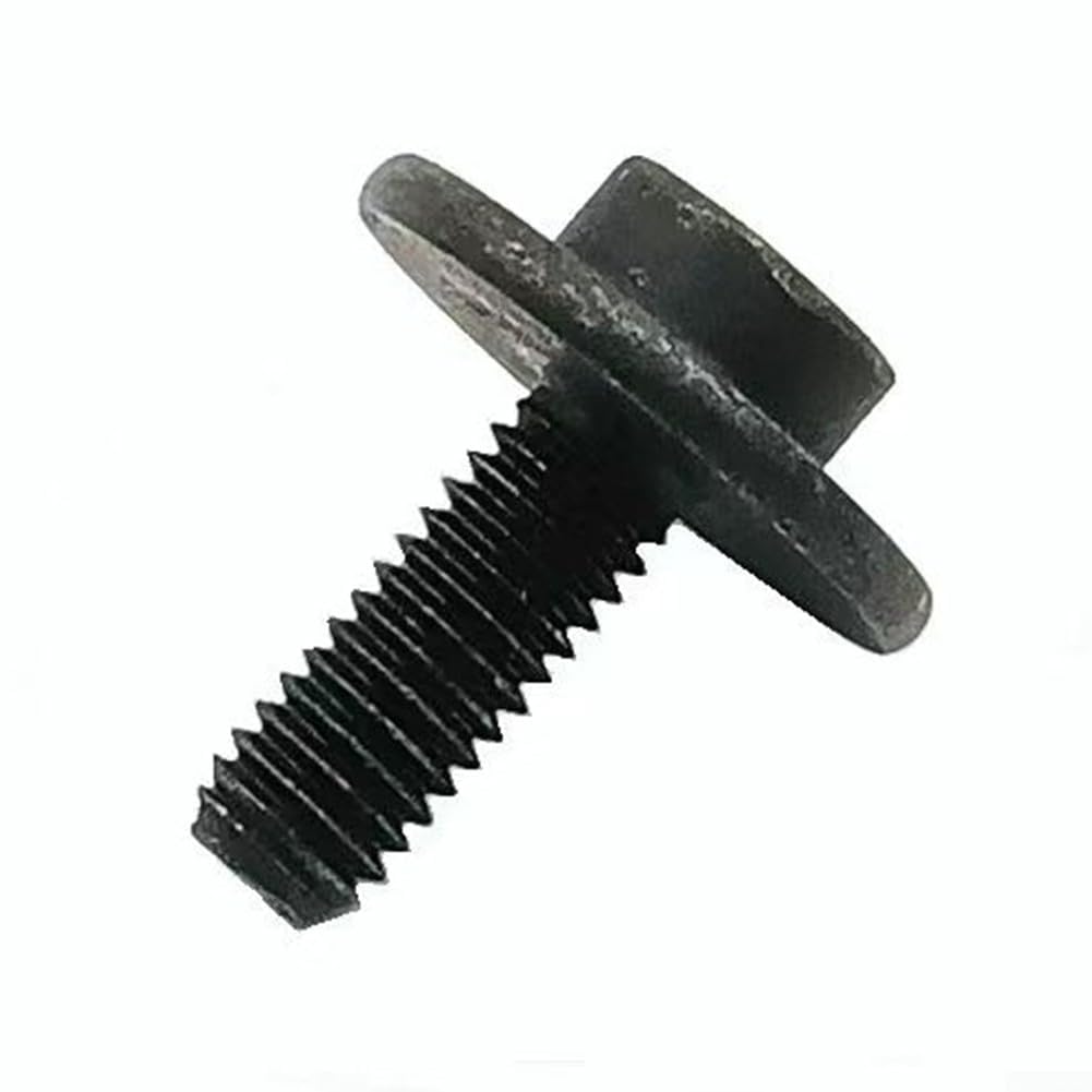 Tornillo de abrazadera de hoja de sierra ingletadora número de pieza 266733-9 Cabeza de brida rosca de mano izquierda compatible con DLS713 BLS713 BLS713Z BLS713RFE para DLS714Z para LS0714 (1 unidad)