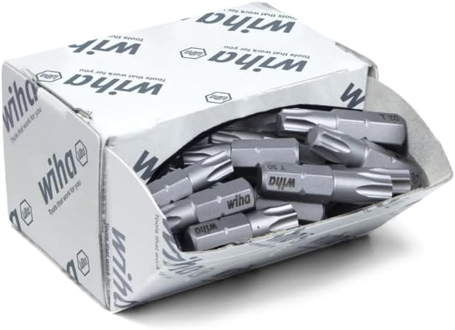Wiha Bit bulk pack Standard, 25 mm, 50 pcs T30 x 25mm