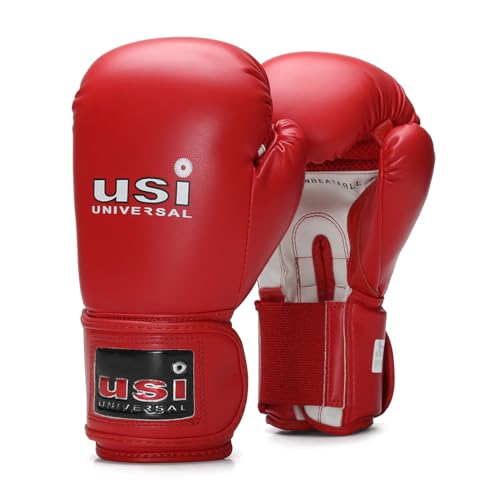 Guantes de boxeo USI Universal 609MPU de poliuretano con forro transpirable