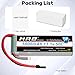 HRB 3S 5000mAh Lipo Battery 11.1V 50C RC Lipo Battery with TR Plug Compatible with RC Helicopter Airplane Quadcopter Car Truck Boat