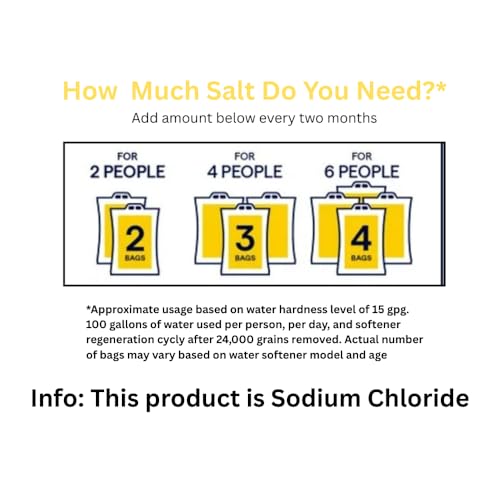 3 pack clean and protect water softener salt pellets  40 lb bags 120 lbs total  reduces scale softens hard water appliance efficiency compatible with water systems