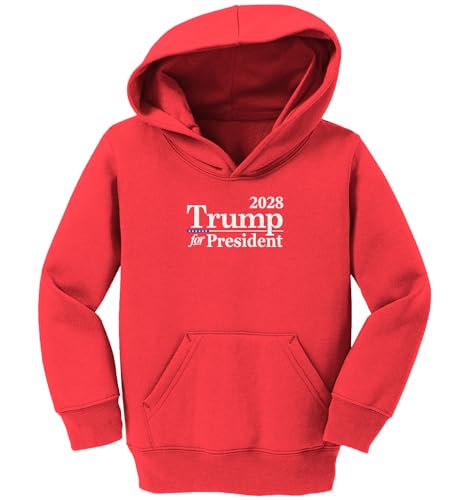 Trump For President 2028 Political Toddler/Youth Fleece Hoodie