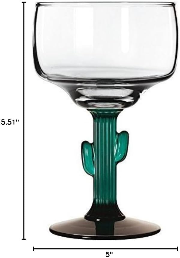 Libbey 16oz Cactus Margarita Glass with Juniper Stem (1 Count)