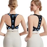 Rücken Geradehalter,Verstellbarer Rückenstützgürtel für Haltungskorrektur Rücken Damen Herren,Komfortable Rückenstütze,zur Schmerzlinderung im Oberen & Unteren