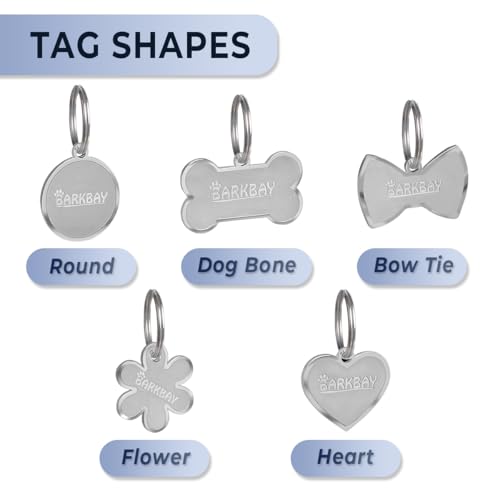Dog Tags Personalized for Pets,Dog Name Tags QR Code,No Subscription Fees,Modifiable Pet Online Profile,Stainless Steel,No App Required,for Dogs and Cats Small,Medium,Large(Dog Bone,Regular) - Image 3