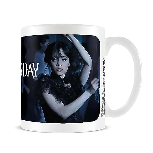 Pyramid International Wednesday Mug (Goo Goo Muck Design) Taza de café de cerámica de 325 ml, tazas y tazas de café para mujeres y tazas para hombres, producto oficial