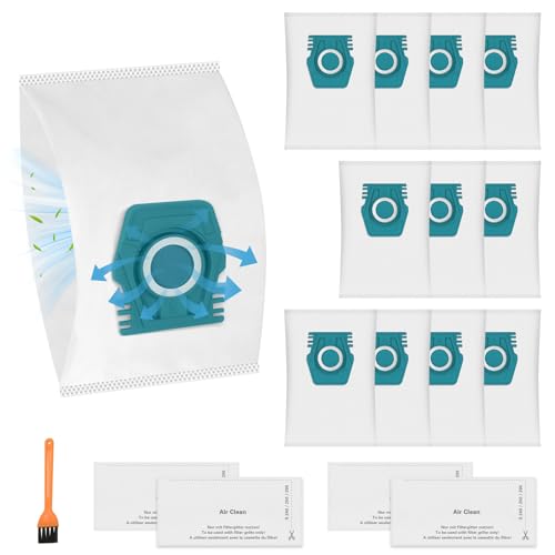 12 Pack TU Dust Bags for Miele Pure Air TU 3D Vacuum Cleaners Bag - image 1