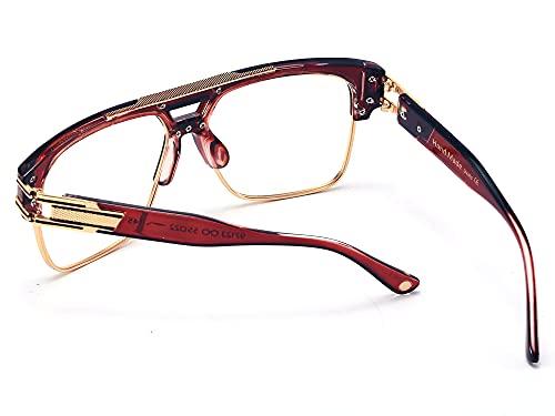 Image of Allt Square Aviator Large Fashion Sunglasses For Men Women Goggle Alloy Frame Glasses