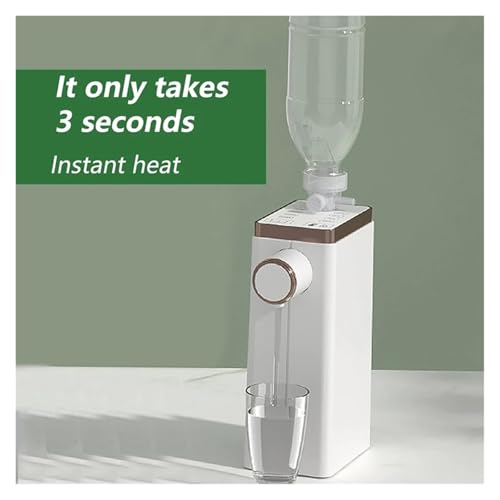 Instant Hot Water Dispenser 2100W Ciepło ciepła w 3Secs Przenośny podgrzewacz do kawy do herbaty z ekranem dotykowym LED 4 Temp Settings Child Safety Lock Kompaktowa podróżna Biała