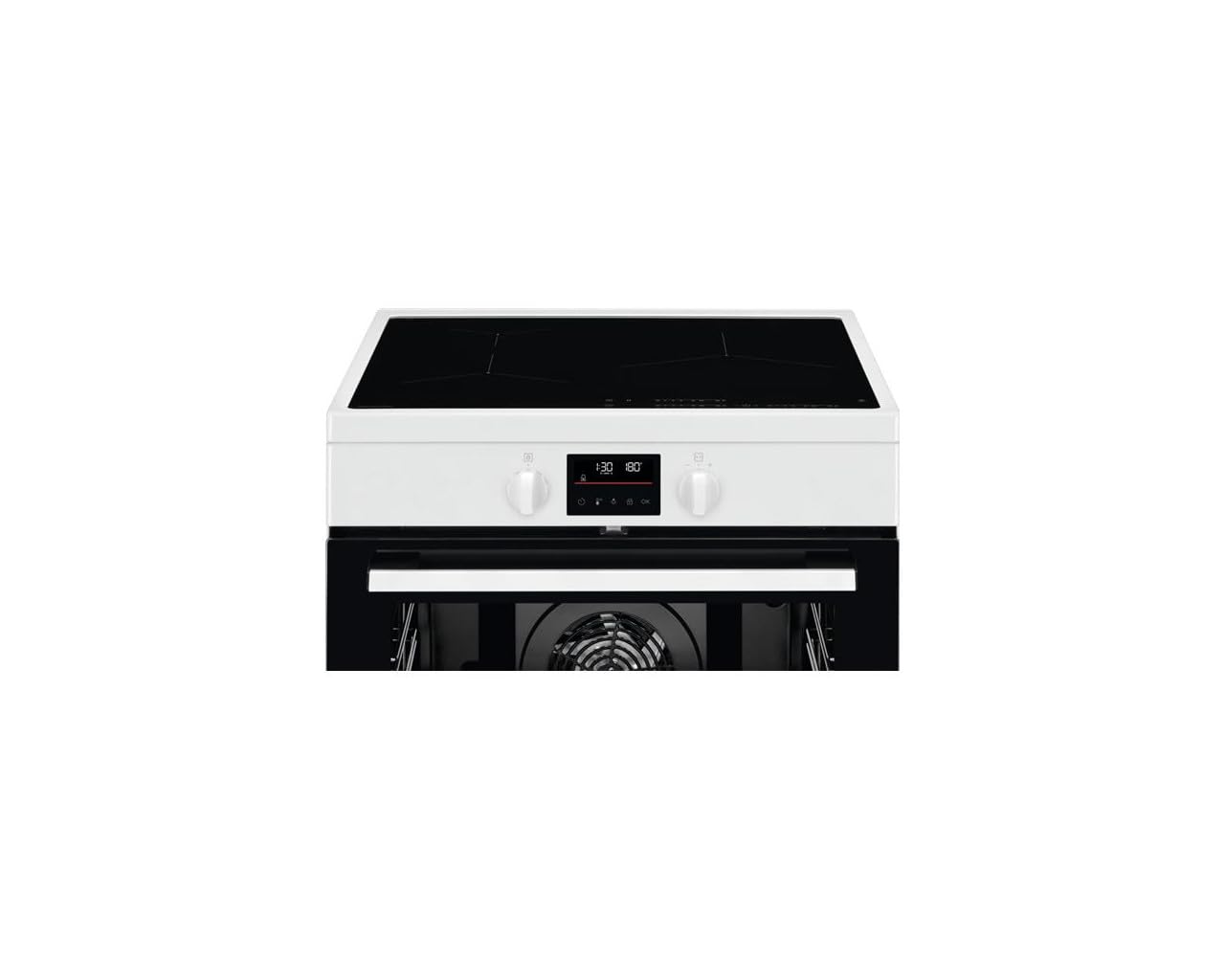 Cuisinière Induction A+ 73l 3 Feux, Série 500 Surroundcook, Blanc - LKI64890BW