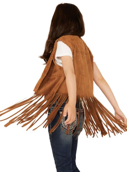 Toddler Girls' Fringe Whip Stitch Vest2