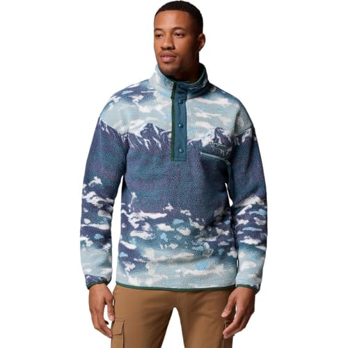 Columbia Men's Helvetia II Printed Half Snap Fleece